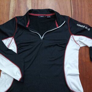 Women’s Abacus “Count On It” Jacket – Medium – Black & White Activewear